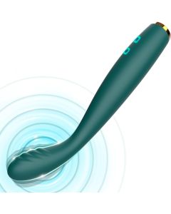 Vibrateur clitoridien point G avec 10 modes puissants et 5 vitesses, vibrateur féminin seins clitoris anal teasing, baguette sexuelle massante