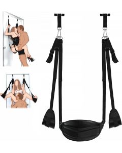 Balançoire sexuelle BDSM pour couple, rotation robuste à 360 degrés avec dispositif de suspension et coussins de suspension réglables