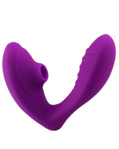 Vibromasseur en silicone à succion vaginale à 10 vitesses pour femmes