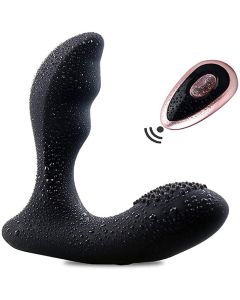 Stimulateur de prostates étanche, massant, silencieux, à distance, avec câble USB, rechargeable et à double moteur