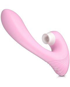 Vibrateur suceur clitoridien 3 en 1 avec 10 modes de léchage et 9 modes de vibration Étanche et rechargeable