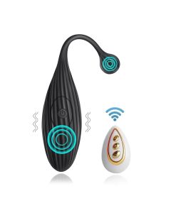 Vibrateur sans fil télécommandé pour femmes Oeuf vibrant en silicone Dildo vibrant